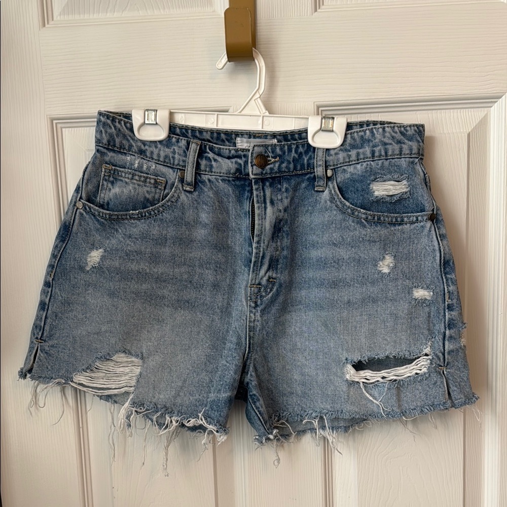 Distressed Denim Women's Shorts